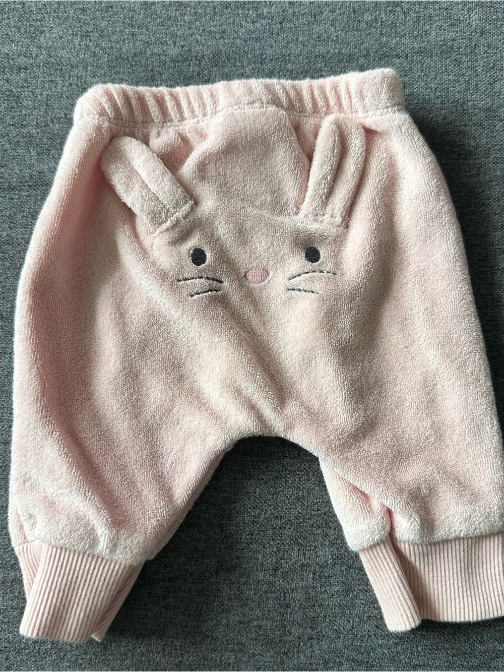 Pink Plush Hooded Baby Jacket & Joggers with Ears